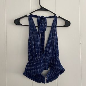 Free People Halter Top/Flowy Pant Set size M